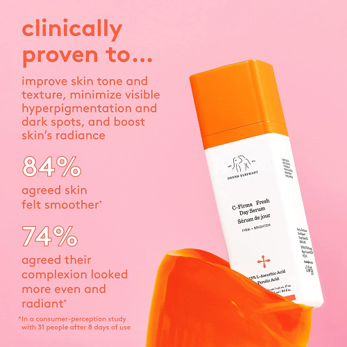 Drunk Elephant C-Firma Fresh Day Serum – Firming and Brightening Serum for Damaged and Aging Skin Clinically Proven