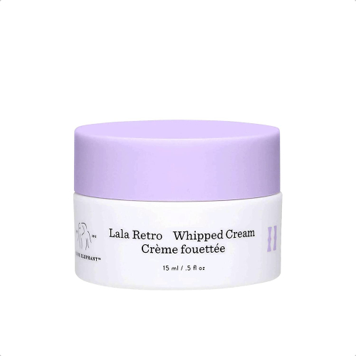 Drunk Elephant Lala Retro Whipped Cream. Replenishing Moisturizer for Skin Protection and Rejuvenation (15 mL _ 0.5 Fl Oz)
